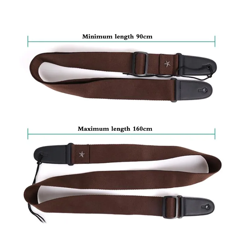 Наплечный ремень для электрогитары 155 см x 5 или аксессуары с кожаной головкой 2 |