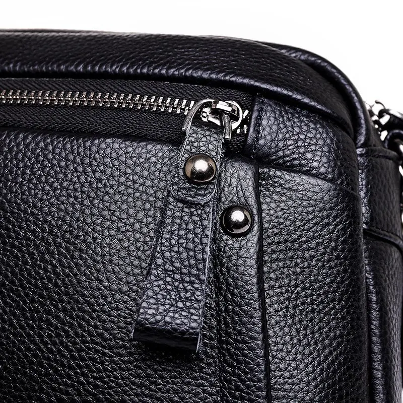 Сумка через плечо из 2021 натуральной кожи черная с широким ремешком 100% | Багаж и