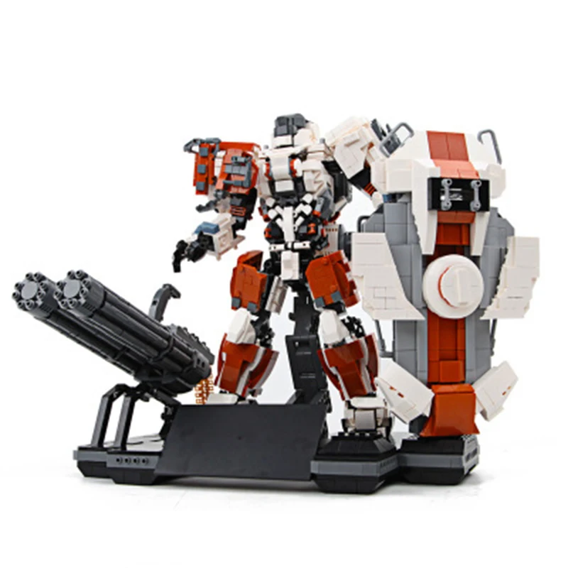 

2020 New Anime MU-2 Gravity Body Mecha Robot Building Blocks Bricks Breaking Dawn White Shark Toys for Kids Christmas Gifts