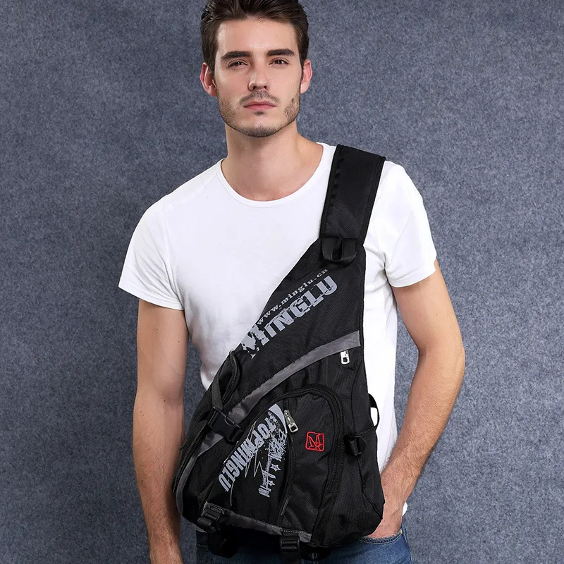 Triangular Men's Shoulder Bag And Women's Casual Korean-style Fashion Sports Backpack | Багаж и сумки