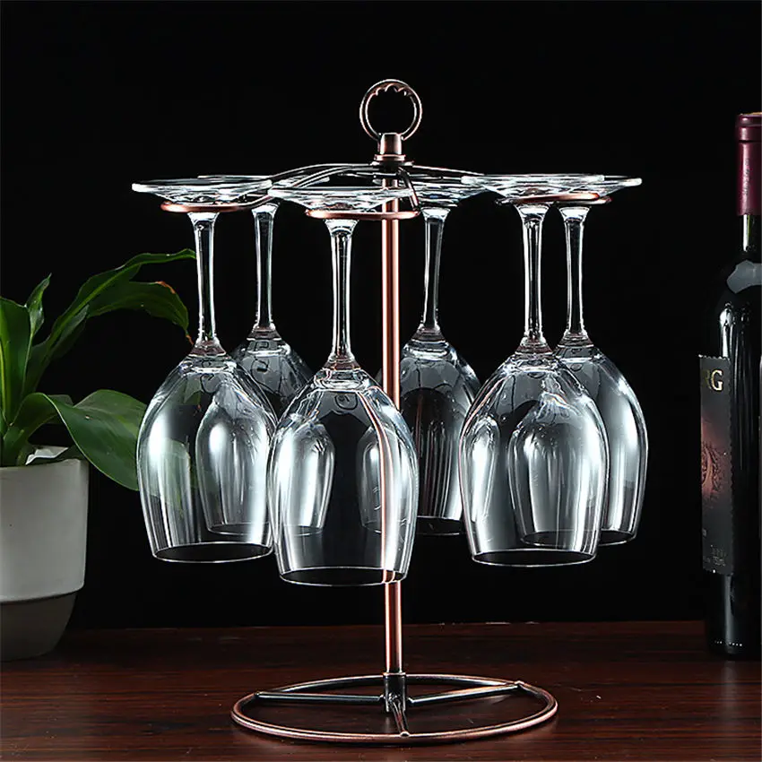 Стойка для стаканов вина кухонный барный подстаканник подвешиваемый держатель