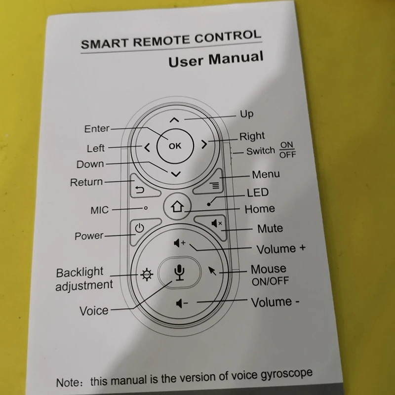 

G11 Air Mouse for Google Voice RGB Backlit Gyroscope 2.4G Wireless Rechargeable Remote Control with IR Learning
