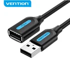 Кабель-удлинитель Vention USB-USB 3,0 2,0 штекер-гнездо USB 3,0 кабель для передачи данных для Smart TV PC SSD USB 2,0 удлинитель кабеля