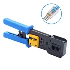 Обжимной инструмент RJ45, сетевой инструмент для зачистки Cat5 Cat5e Cat6, многоконечный коннектор для RJ12 RJ11 8P 6P