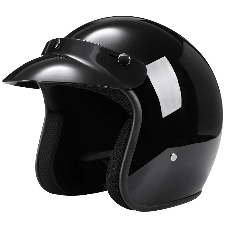 

Motorcycle Helmet Jet Vintage Helmet Open Face Retro 3/4 Half Helmet Casco Moto Capacete Motoqueiro Touring Scooter Downhill