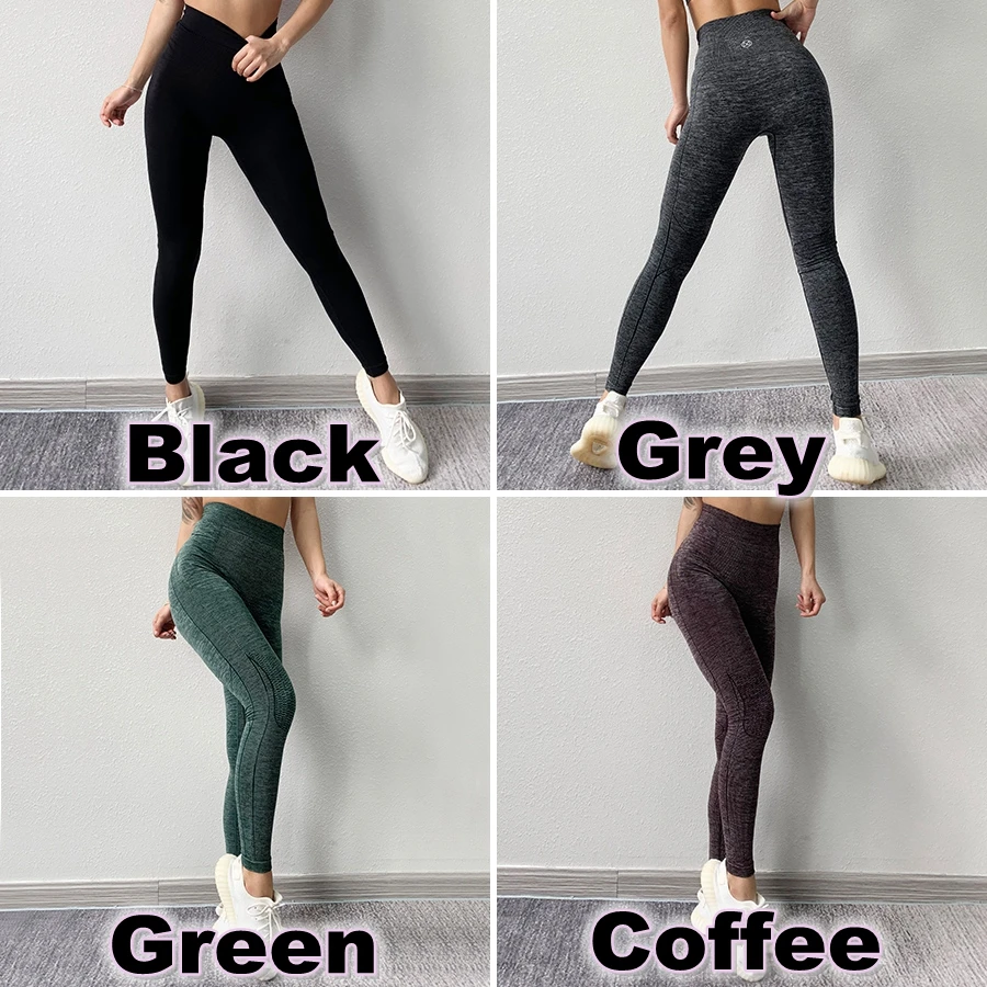 Женские Бесшовные Леггинсы BINAND для йоги спортивные колготки Пуш-Ап фитнеса |