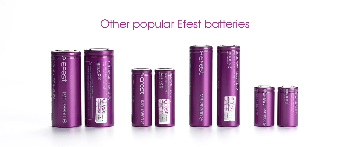 Горячая Распродажа солнечная батарея Efest 20700 3000 мАч 3 7 в 30 А 20700|Комплекты батарей| |
