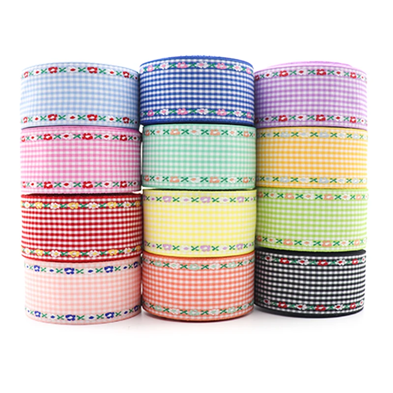 10 ярдов/кружево в рулоне жаккардовая вышивка блестящая лента упаковка сделай сам