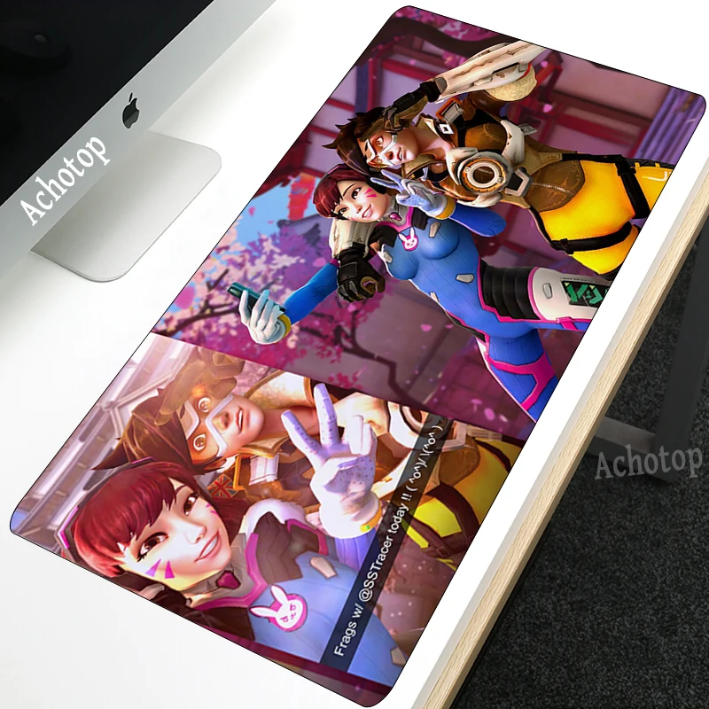 

800x300 Overwatch Gaming Large Mouse pad Durable Rubber Mouse Pad Gamer Lock Edge Laptop Desk Mat For Computer Gaming Mouse Mat