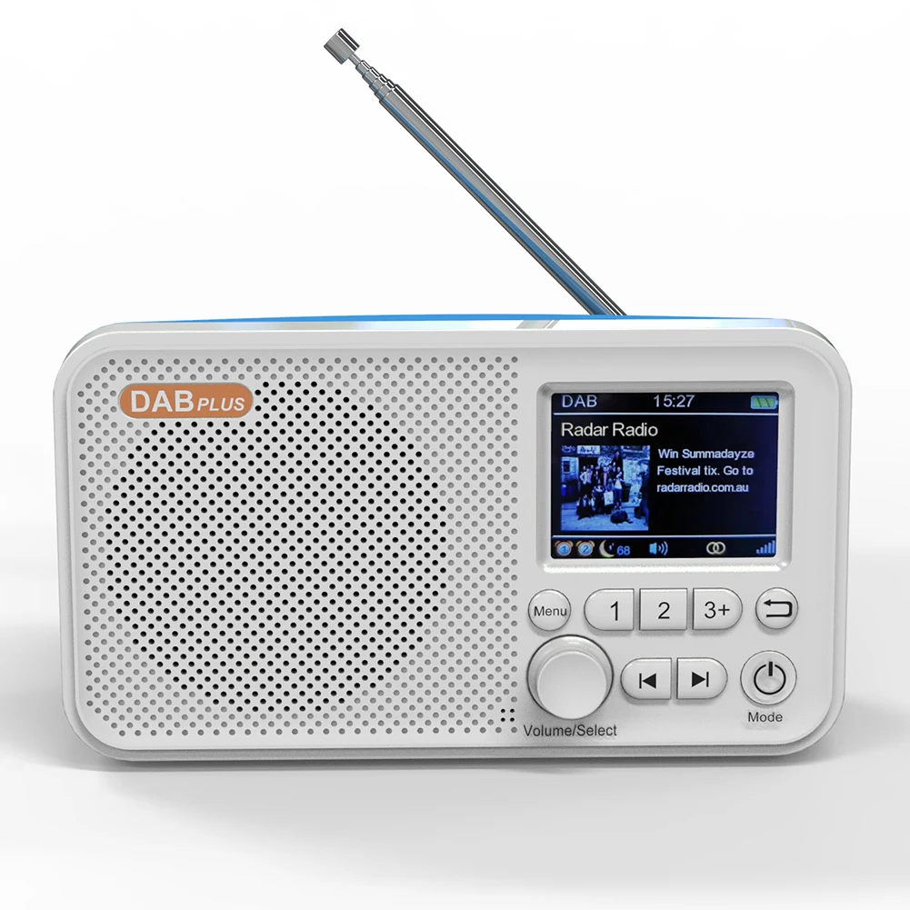 C10 DAB/DAB+ FM Digital Radio Rechargeable LED Speaker Portable Handsfree MP3 Music Player Broadcasting Radio