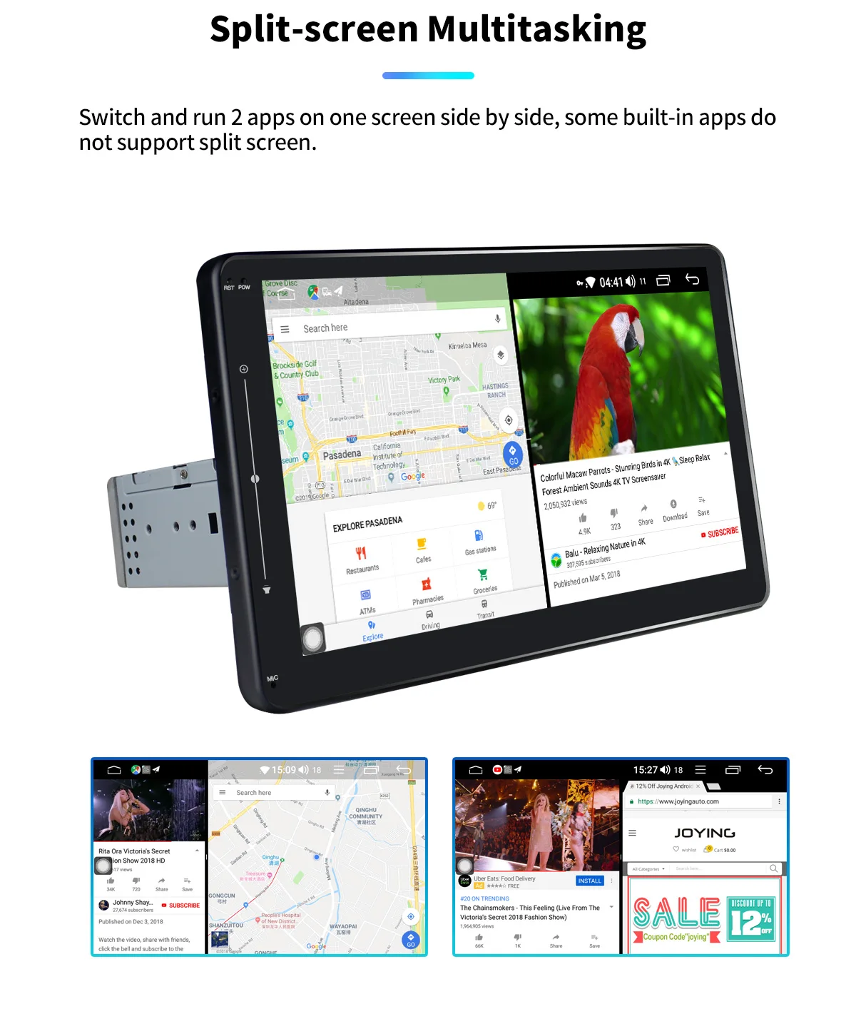10," одиночный Din HD 1280*720 Универсальный Android 8,1 автомобильный стерео радио головное устройство магнитофон Встроенный 4G модуль DSP gps плеер