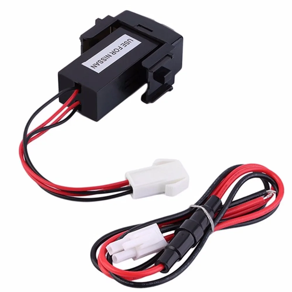 Автомобильное зарядное устройство 2 1 а с двумя USB портами для Nissan|cellphone charm|chargercharger