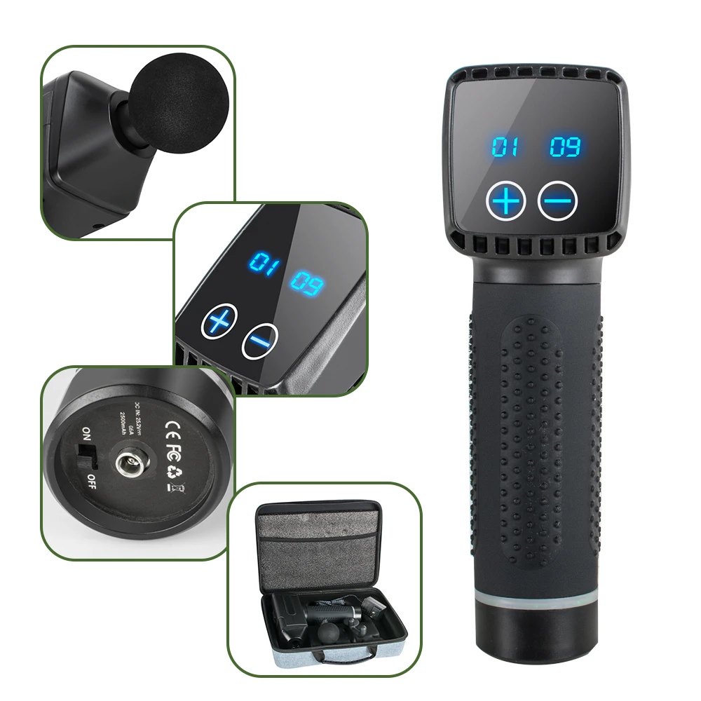 Терапевтический массажный пистолет массажер для глубоких тканей