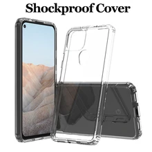 For Google Pixel 5a Case Pixel 5 Cover 4A 5G Shock-resistant Crystal Transparent Hard Back Slim Clear Phone Cases Funda Coque