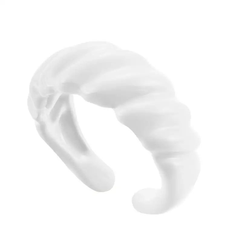 

Surflove Thread Dripping Oil Ring Cold and Simple Gold-Plated Ring Fashion Trend Party Banquet Couple Ring Gift 2021 New Product