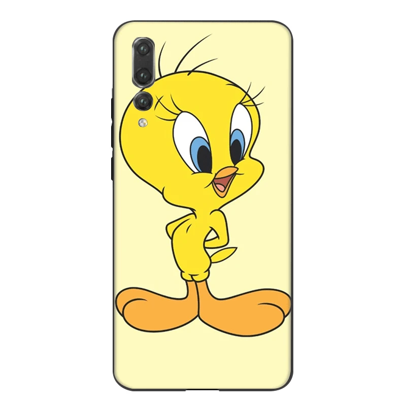 Mobile Phone Case Silicone For Honor Note 10 View 20 6A 7A 7C 7X 8 8X 8C 9X 9 Lite Pro Cover Yellow Bird Cartoon Tweety Bag | Мобильные