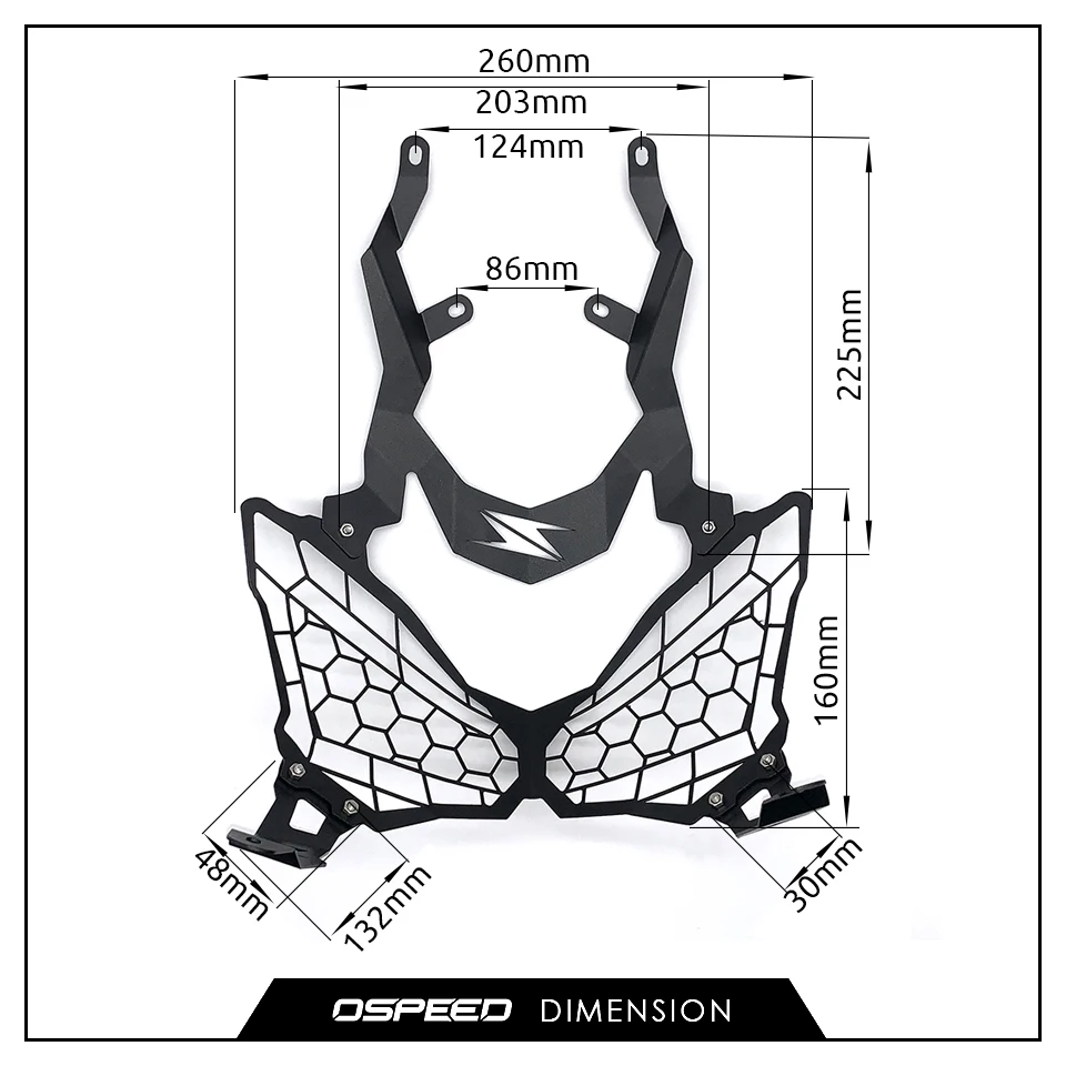 

For Kawasaki Z900 2017 2018 2019 CNC Motorcycle Headlight Head Lamp Light Grille Guard Cover Protector