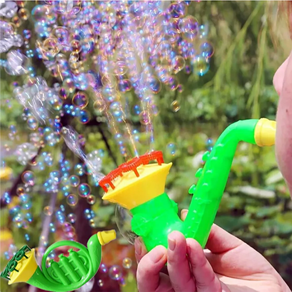 

New Outdoor Funny Water Blowing Toys Bubble Soap Bubble Blower Outdoor Random Color Toys Kids Child Gifts Children Toys Juguetes