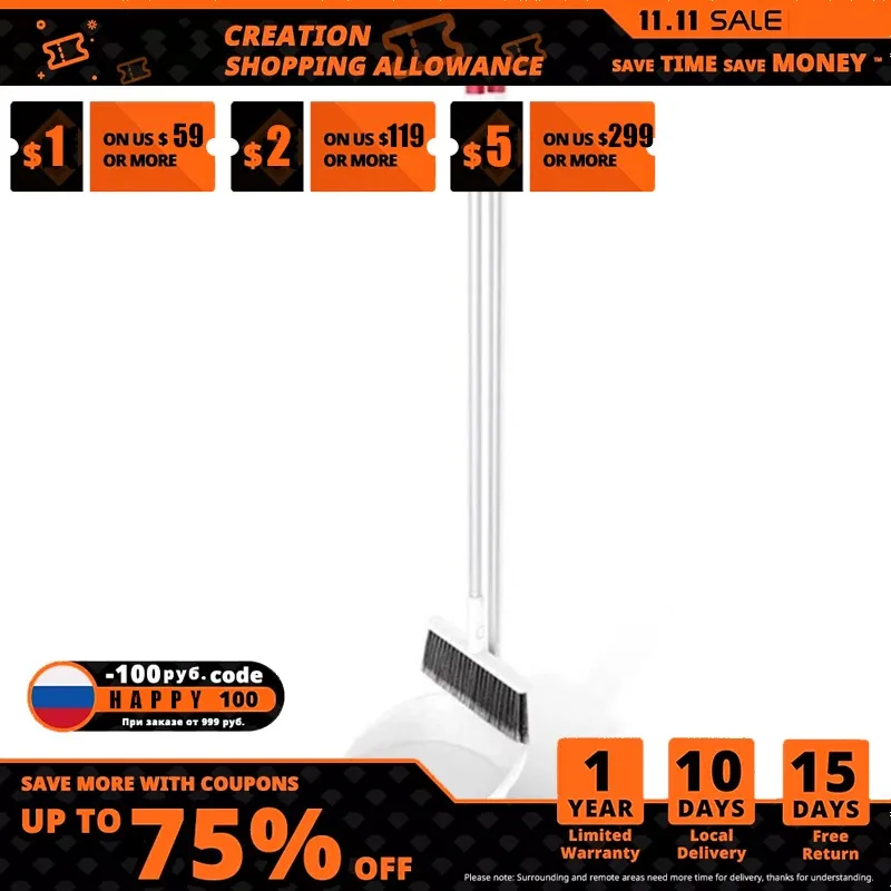 

Xiaomi Yijie Broom Dustpan Combination Sweeper Desktop Sweep Mop Small Cleaning Brush Tools Cleaning Tools For Home