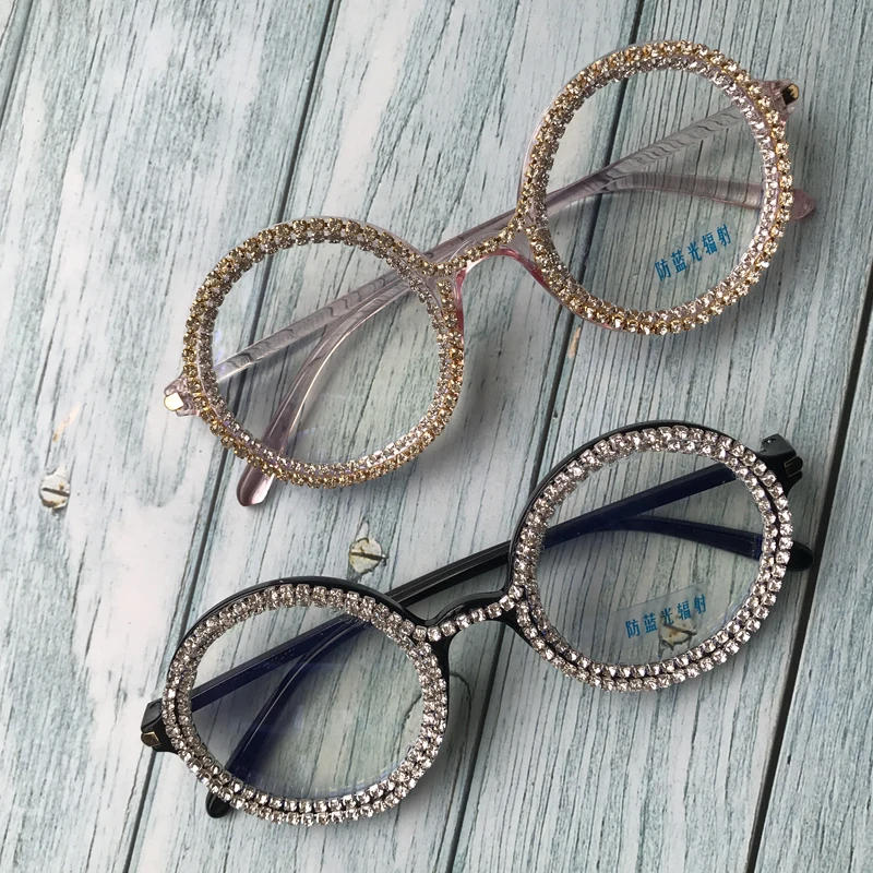 Модные роскошные круглые солнцезащитные очки Женские винтажные негабаритные со