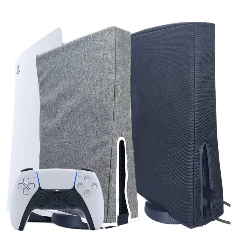 

Horizontal/Vertical Dustproof Cover Sleeve for Sony PS5 Digital/Optical Drive Version Waterproof Protect Skin Game Console Shell
