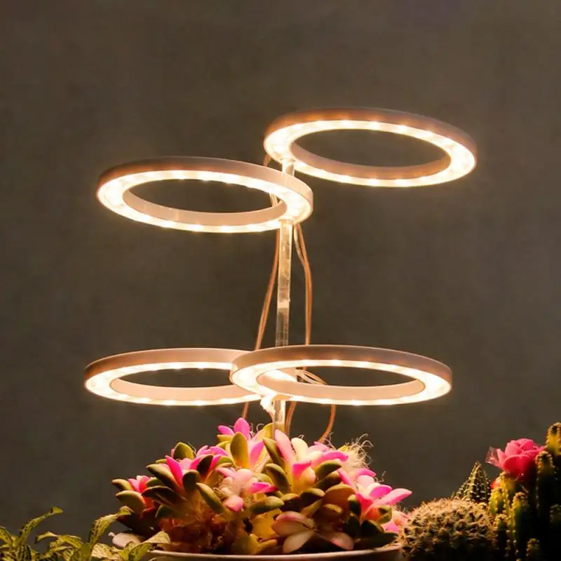 

5V LED USB Angel Ring Plant Grow Light For Succulent Full Spectrum Phyto Lamp Sunlike Indoor Flower Greenhouse Seedling