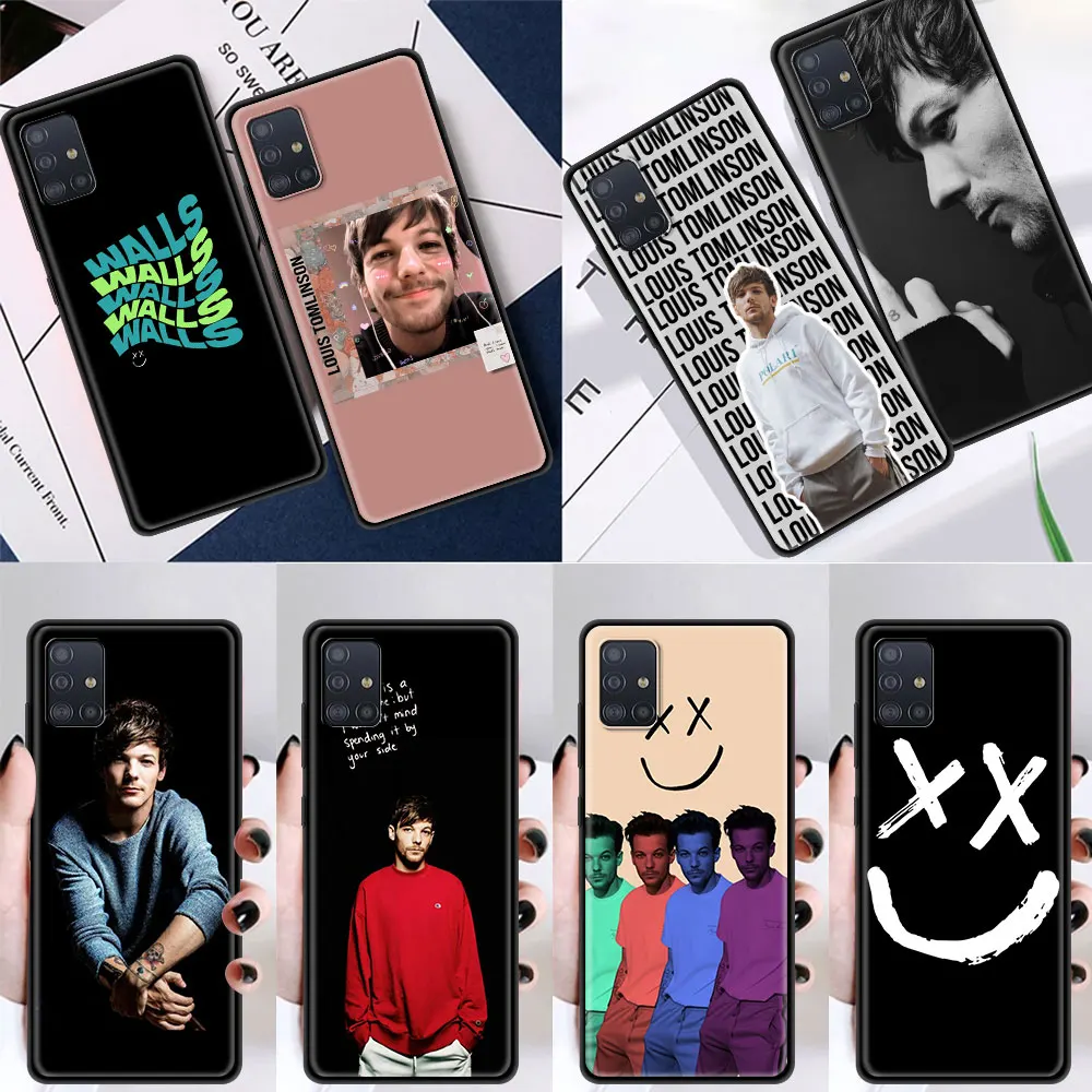 

Louis Tomlinson One Direction Case for Samsung A71 A51 A41 A31 A21 A72 A91 A12 A21s A21 A11 A01 5G Phone Cover Shell Coque