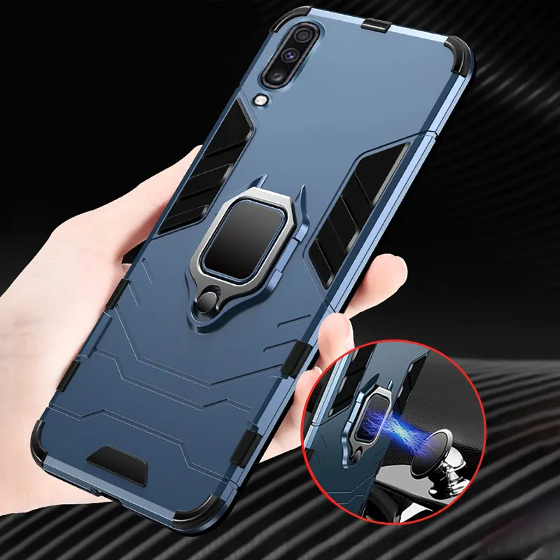 Кольцевой чехол для samsung Galaxy A50 A30s бампер броня подставка держатель