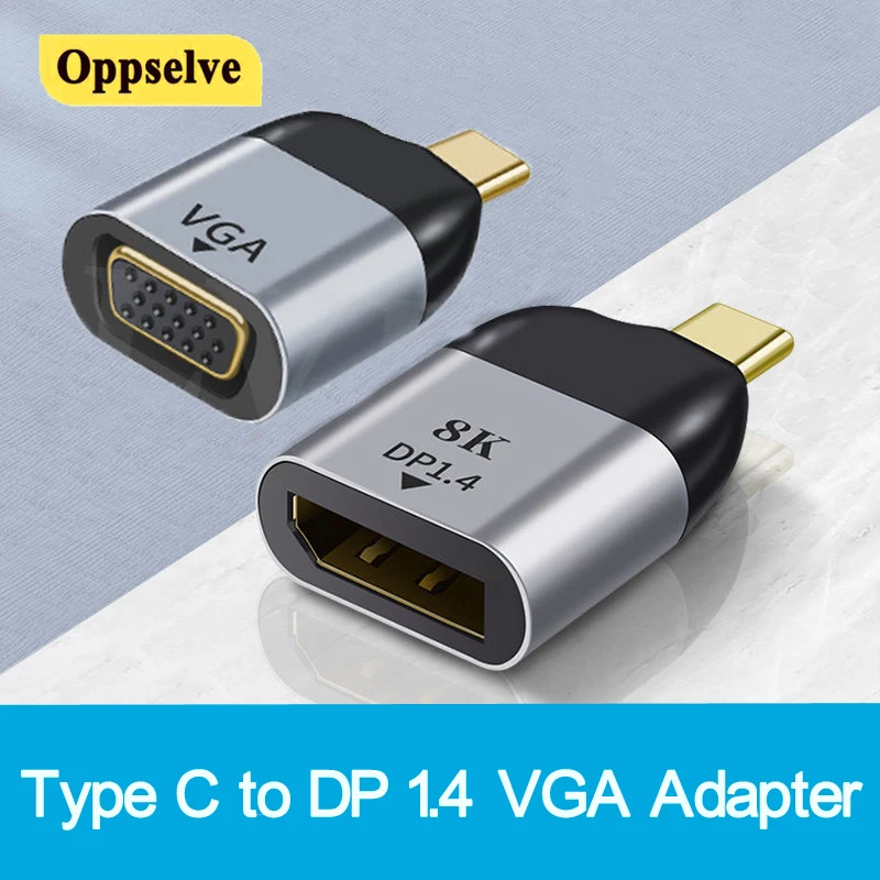 Переходник с Type-C на HDMI-совместимый/VGA/DP/RJ45/Mini DP 8K HD видео конвертер 4K USB Type C адаптер