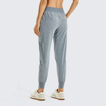 SYROKAN Women's Light Weight Drawstring Training Sports Jogger Pant with Pocket--Inseam: 27.5'' 2