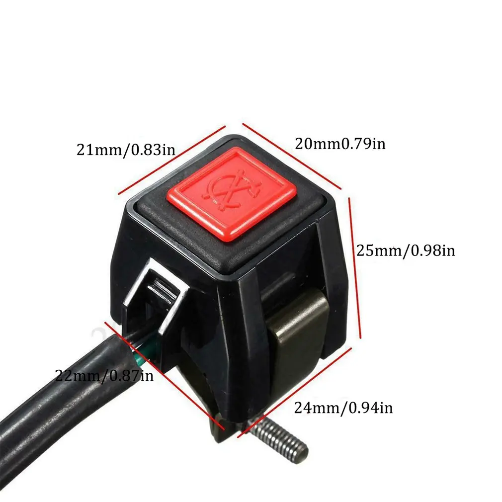 

22Mm Aluminum Alloy ABS Three-function Start Flameout Horn Kill Button Switch For Trials Bike Motox Enduro