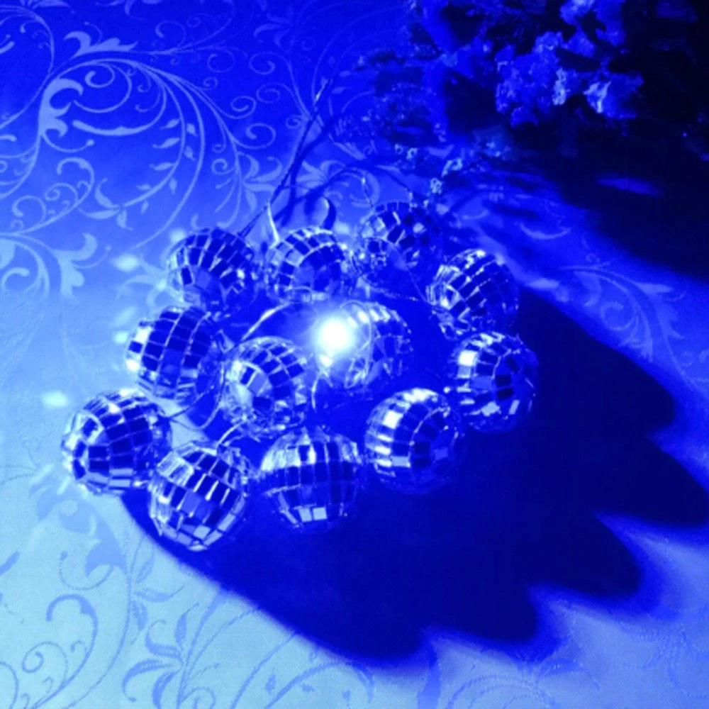 24 шт./компл. зеркальный стеклянный шар с блестками легкий серебристый для