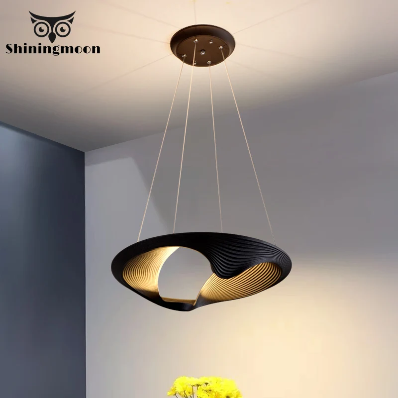 Скандинавские белые светодиодные подвесные светильники креативное искусство