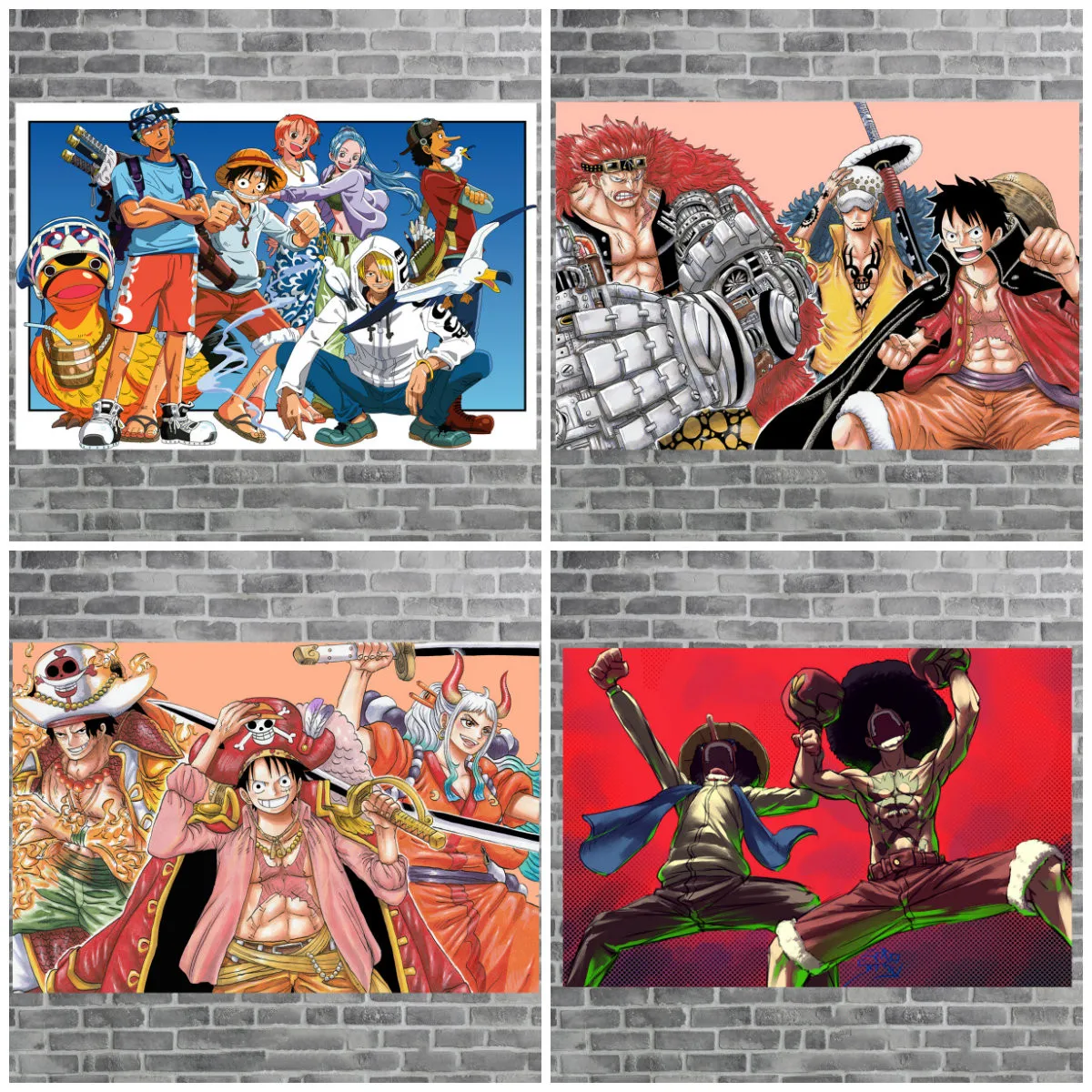 

Аниме постеры ONE PIECE Картина на холсте живая комната настенный Декор стены стикеры на обои настенные картины Домашний декор живопись