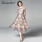 Винтажные девочки, держащей букет невесты, фатиновое кружевное платье с цветочным рисунком 2021 летнее платье для женщин с круглым вырезом с короткими рукавами с вышивкой в виде цветка из Ткани в стиле петчворк тонкие вечерние платья