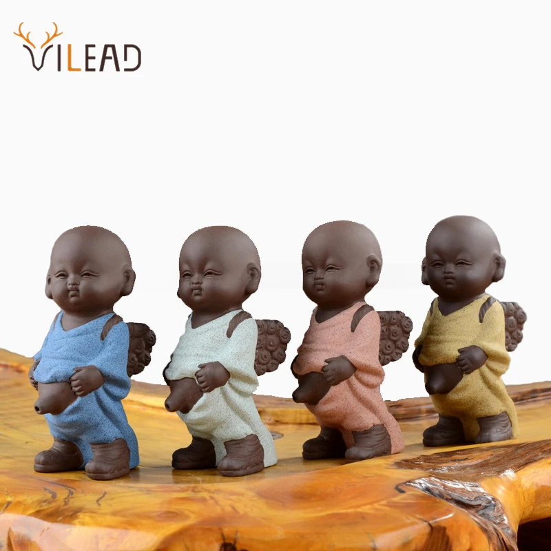 Керамическая статуэтка вилаад монах для домашнего животного Будды интерьера