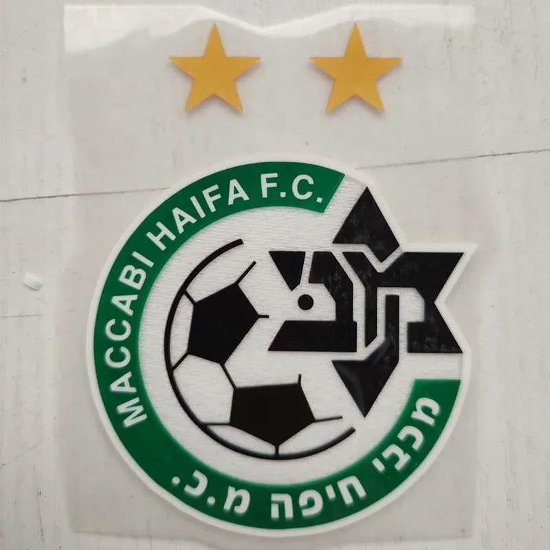 MACCABI HAIFA F.C. Логотип Футбольной Команды с двумя звездами силиконовые значки