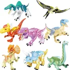 Конструктор Мир динозавров, Детские сборные игрушки, игрушка-динозавр, фигурки-трицератопсы, подарок для мальчика