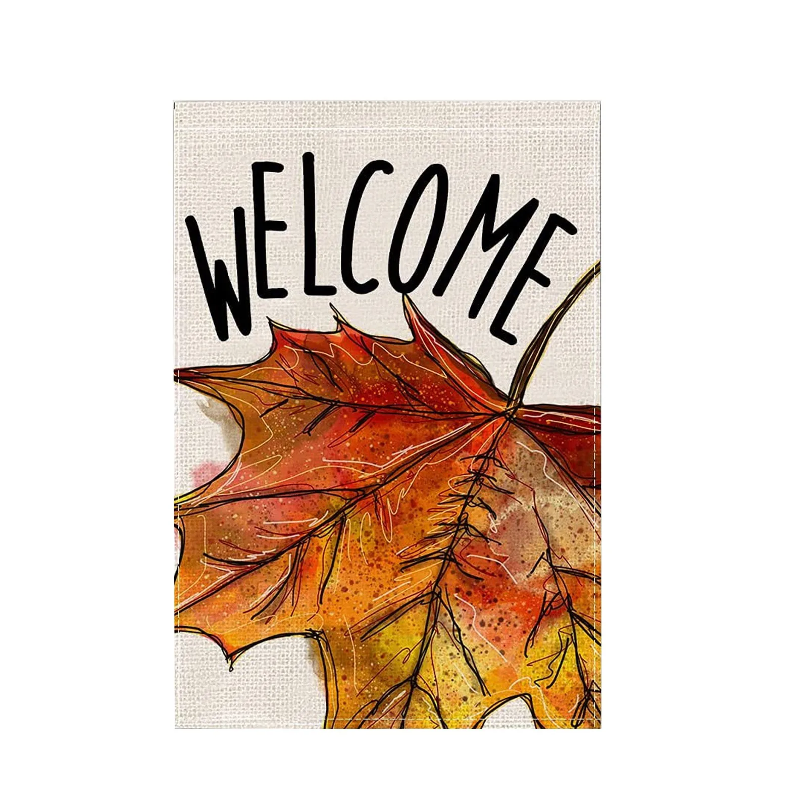 Thanksgiving Pumpkin Haunted House Holiday Banner Courtyard Garden Flag Patio Decor Party Props Supplies | Дом и сад