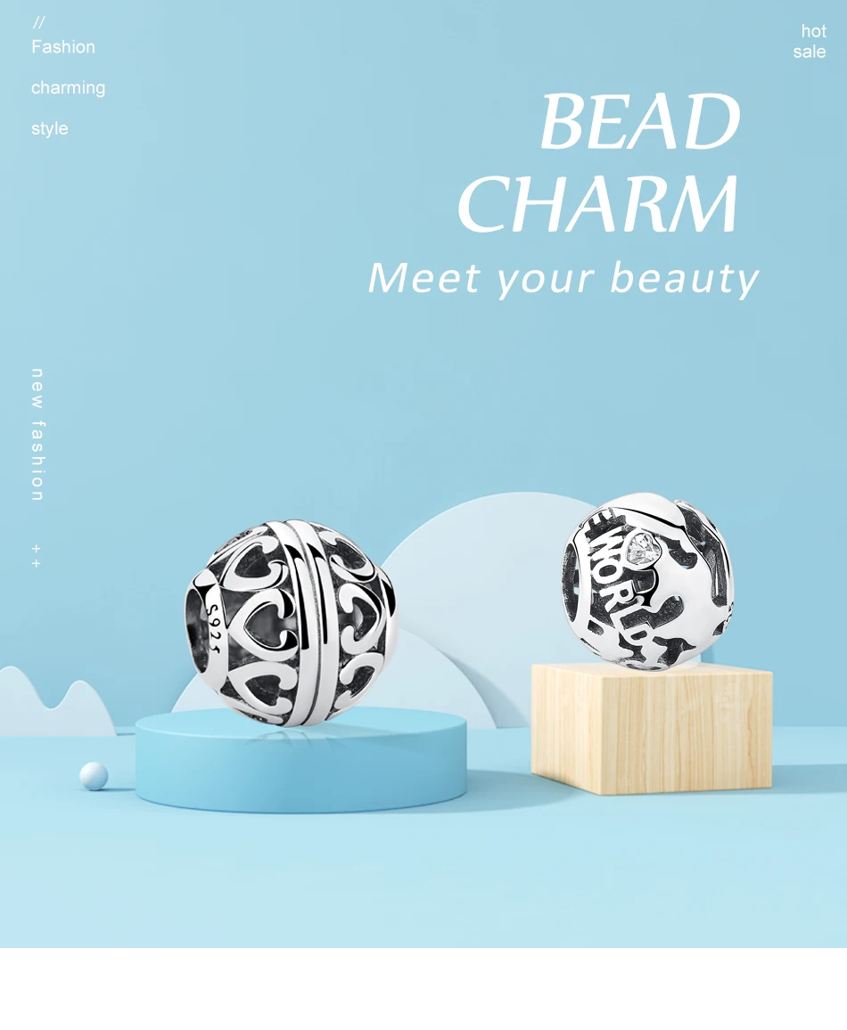 100% 925 пробы серебряные амулеты Карета для Золушки в форме тыквы Золотая Корона бусины подходит