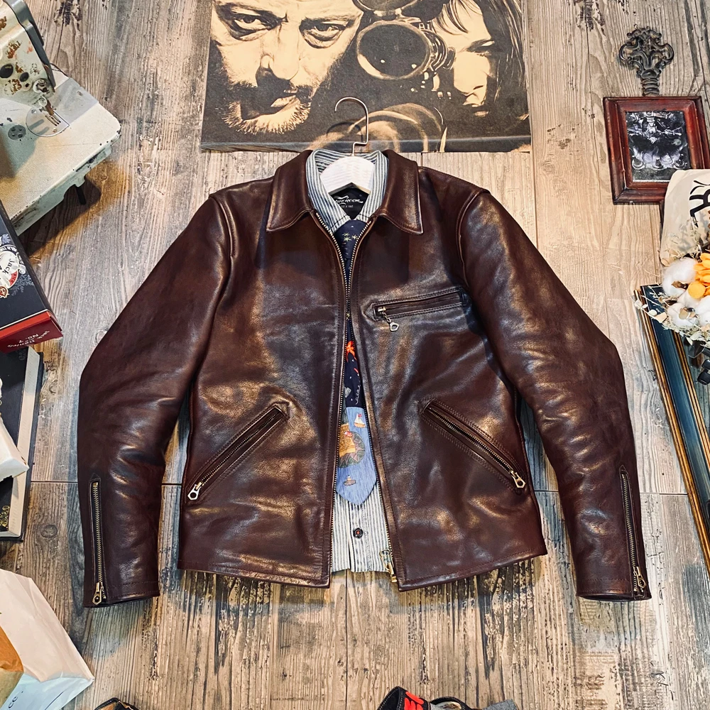 

CD1300 Cidu Asian Size, Read Description Super Quality Genuine Argentine Bull Leather Slim Stylish Biker Jacket