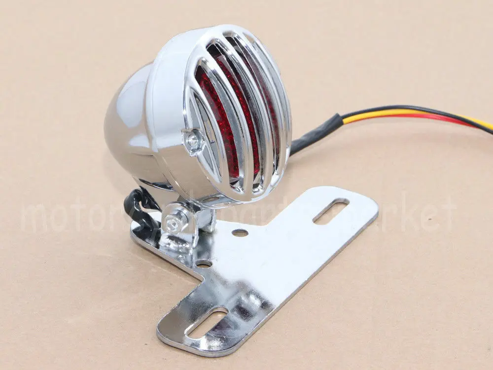 Хромированный задний фонарь с решёткой светодиодный стоп-сигнал стоп-лампа