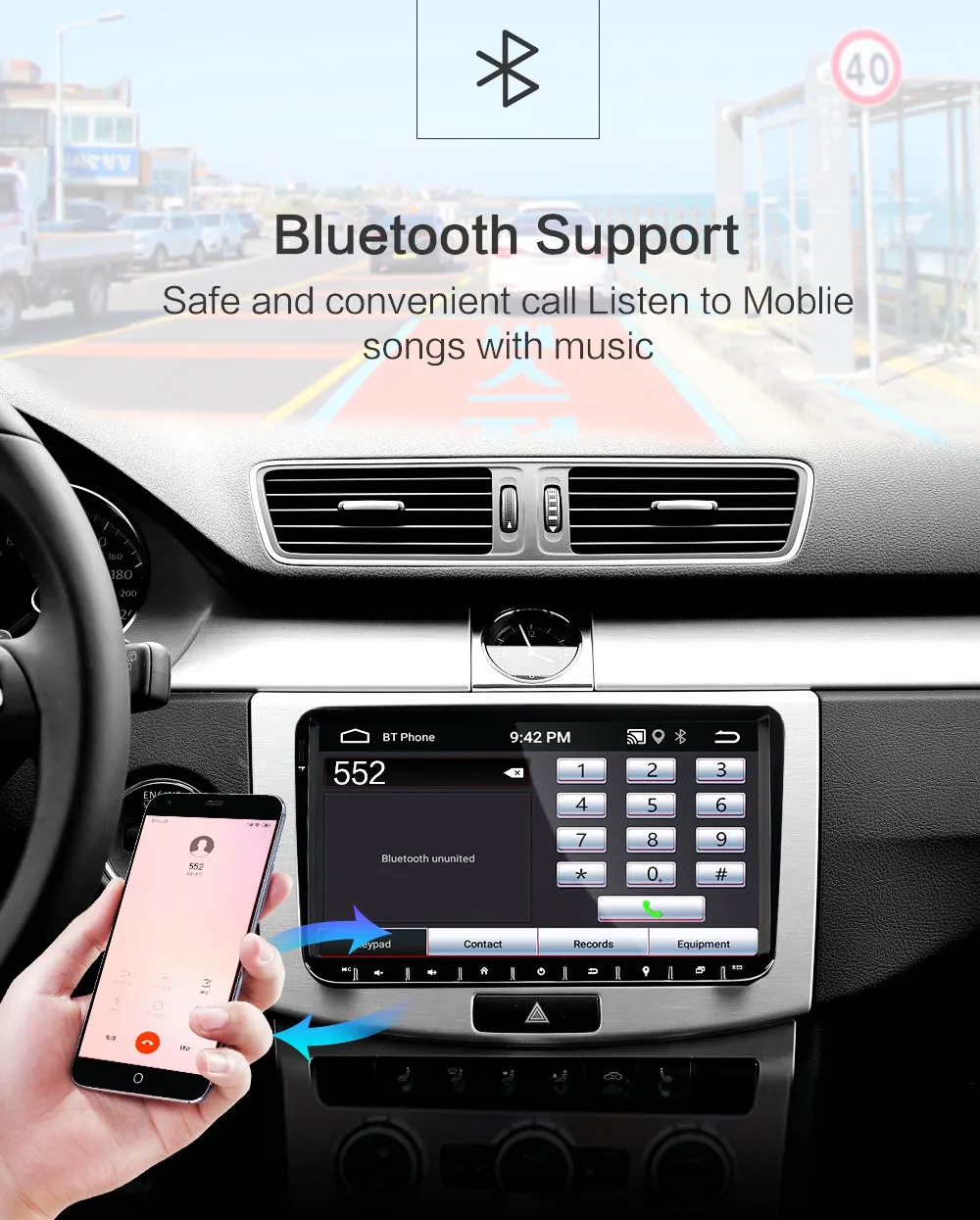 Android 9,0 2Din для VW/Volkswagen/Golf/Polo/Tiguan/Passat/b7/b6/leon/Skoda/Octavia автомобильный Радио gps 2 DIN Автомобильный мультимедийный плеер