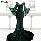 Женское вечернее платье с длинным рукавом, в турецком Дубае