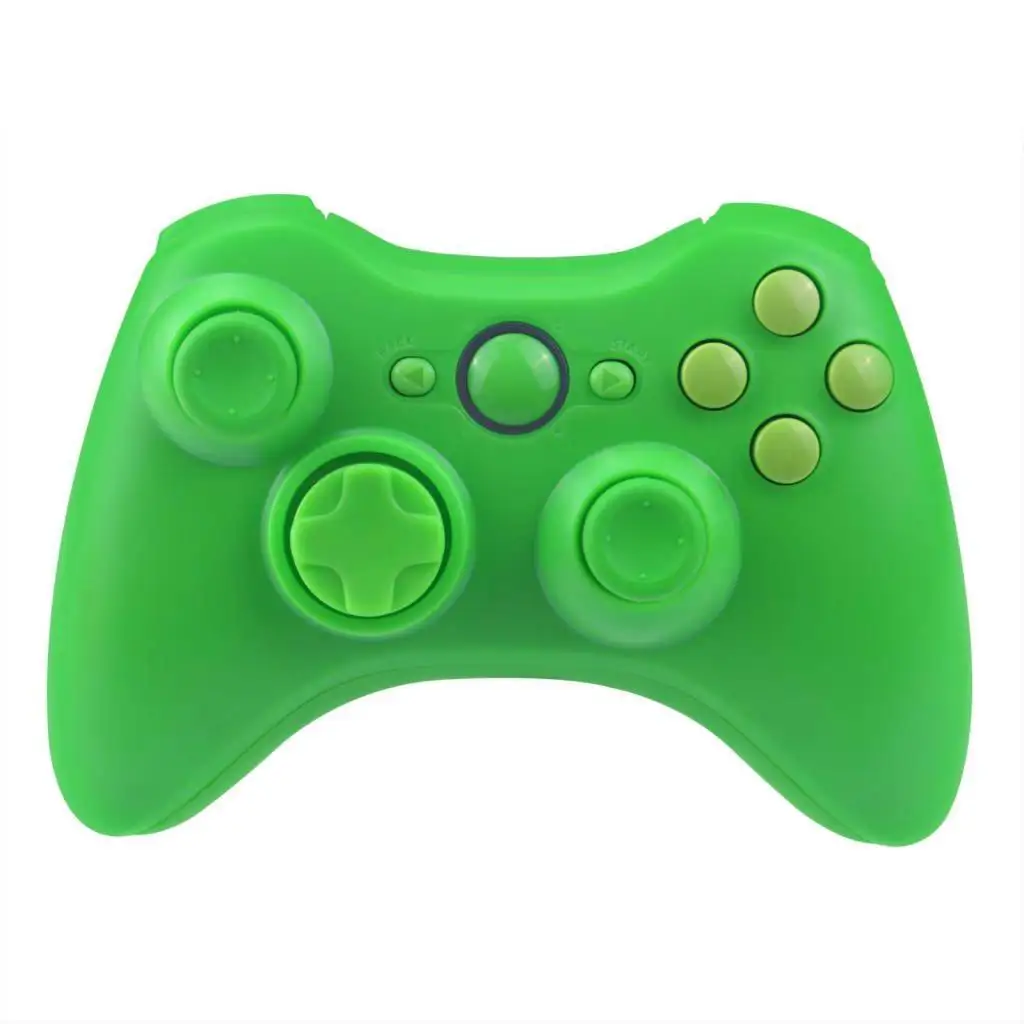 Зеленый OSTENT сменный корпус и кнопки комплект для microsoft Xbox 360 беспроводной контроллер - Цвет: Зеленый