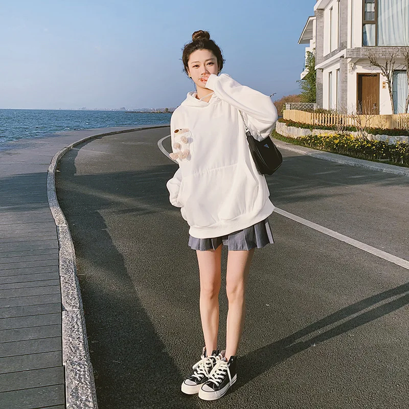 

2021 Quality classic winter women's cotton casual long sleeve Hoodie