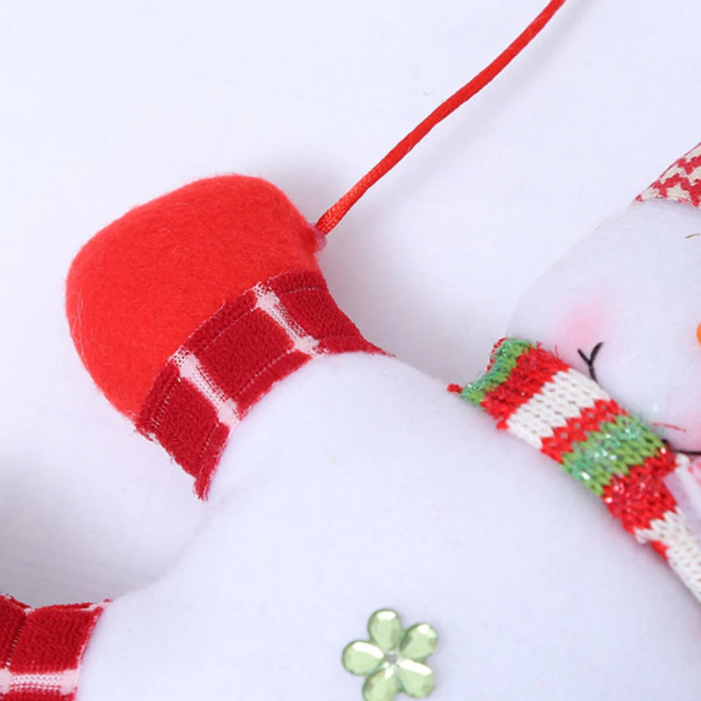 1Pcs Santa Claus Door Hanging Christmas Tree christmas decorations for home outdoor Non-woven Hanging Pendant Ornament Gifts