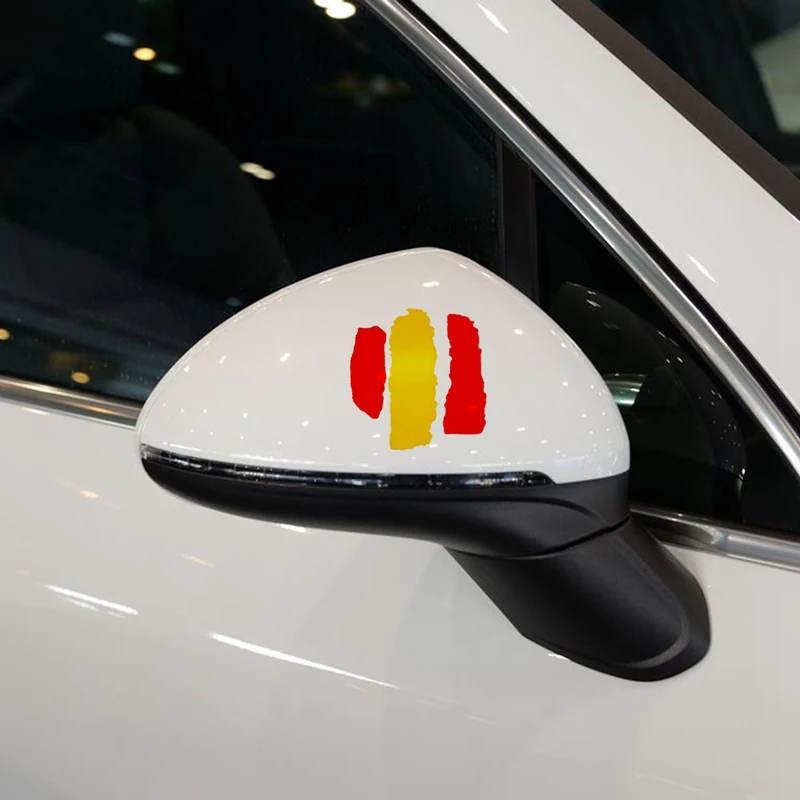 

1 шт., автомобильная наклейка с флагом Испании