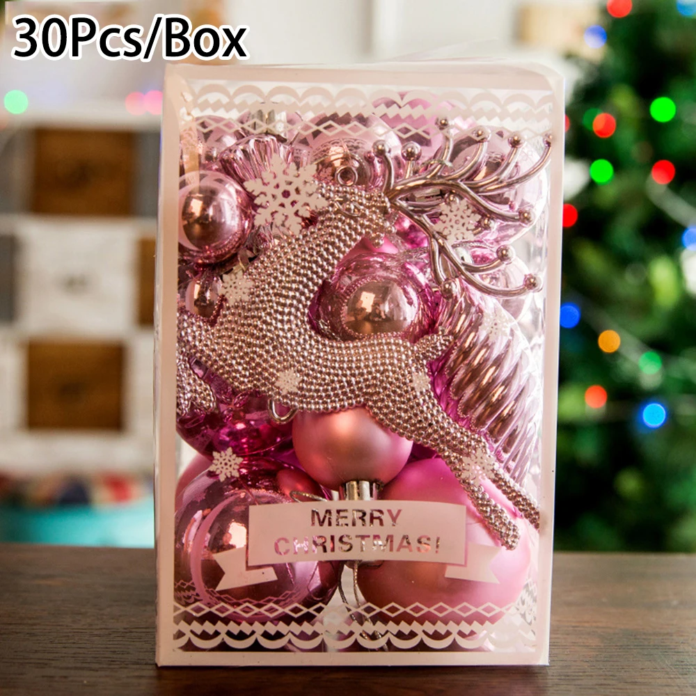 30 шт./упак. Рождественская елка шары домашнего украшения безделушки вечерние