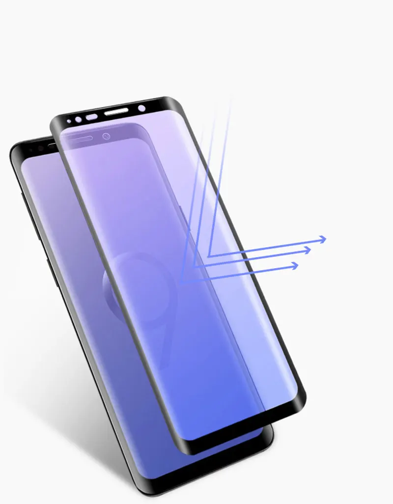 Suntaiho 3D закаленное стекло для samsung Galaxy S9 S8 Plus, анти-синий светильник, стекло для Galaxy Note 8 9 s7 s6 edge, защита экрана